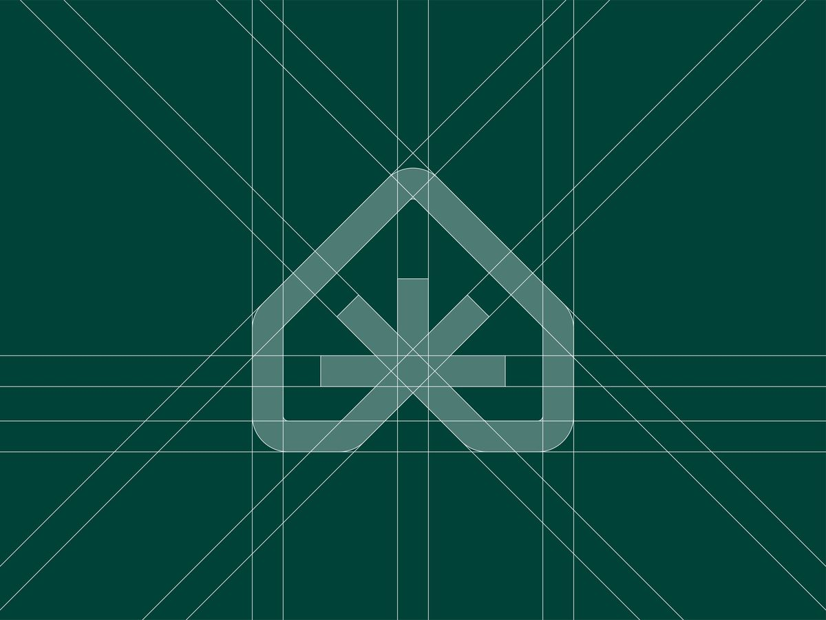 Clearspace zones around a logo